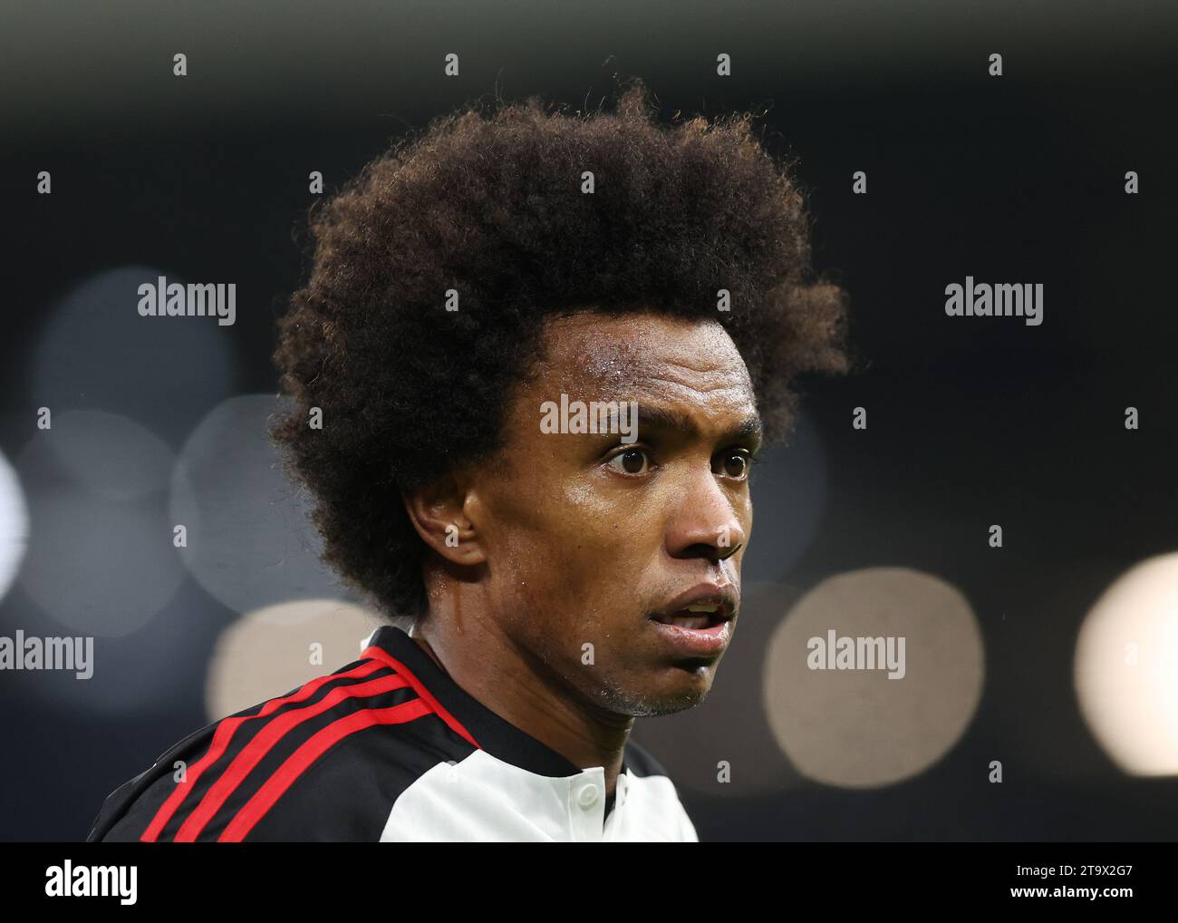 Londra, Regno Unito. 27 novembre 2023. Willian di Fulham durante la partita di Premier League a Craven Cottage, Londra. Il credito fotografico dovrebbe leggere: David Klein/Sportimage credito: Sportimage Ltd/Alamy Live News Foto Stock