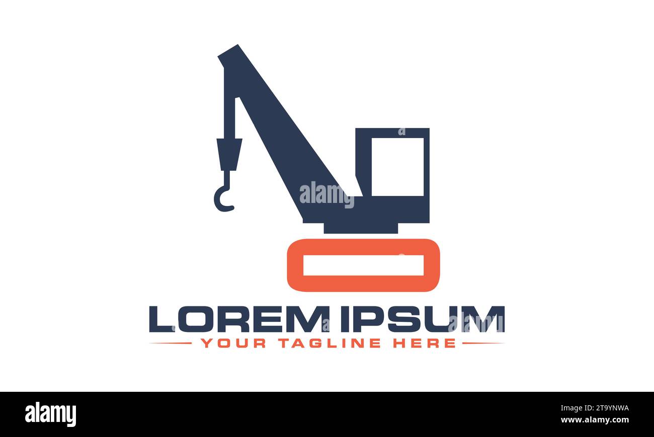 Design del logo Vehicle Constructions Illustrazione Vettoriale