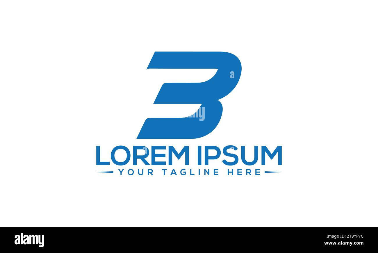 Logo FB Design esclusivo e moderno Illustrazione Vettoriale