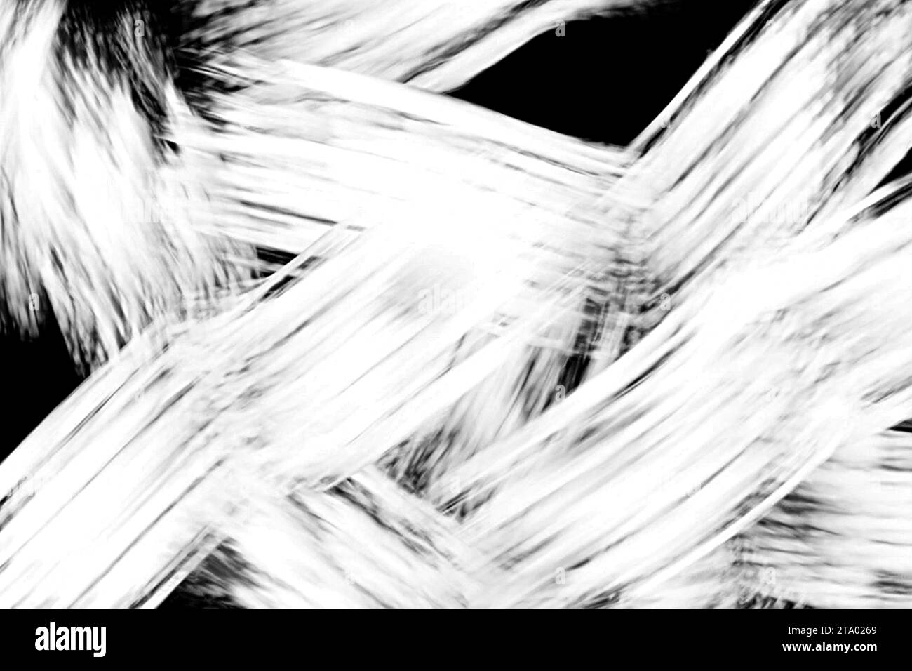 tratto di pennello astratto sfondo di transizione bianco e nero, illustrazione schizzi di vernice Foto Stock