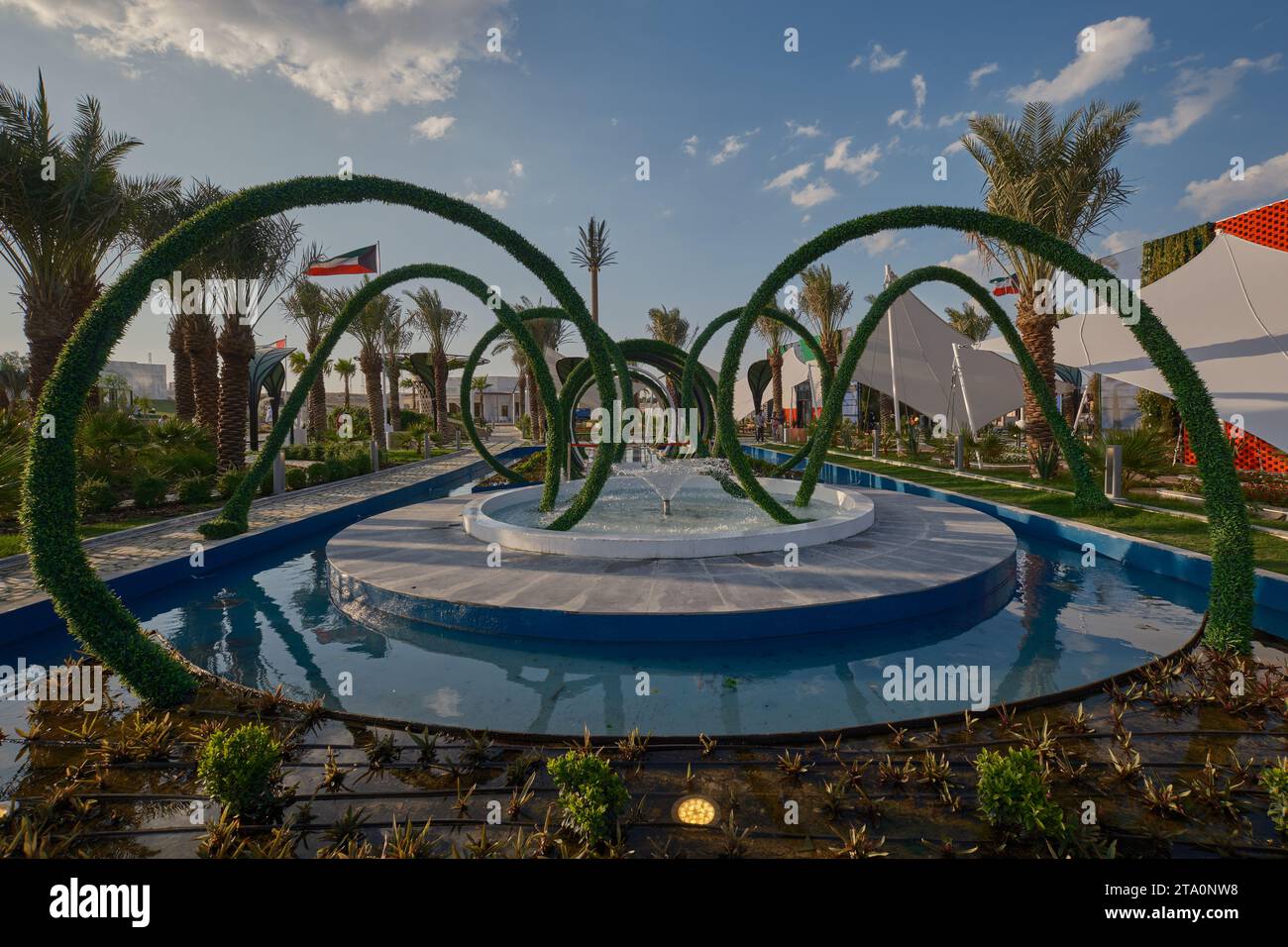 Qatar Expo 2023 al parco al Bidda-Rumaila, Doha, Qatar, si terrà dal 2 ottobre 2023 al 28 marzo 2024 Foto Stock