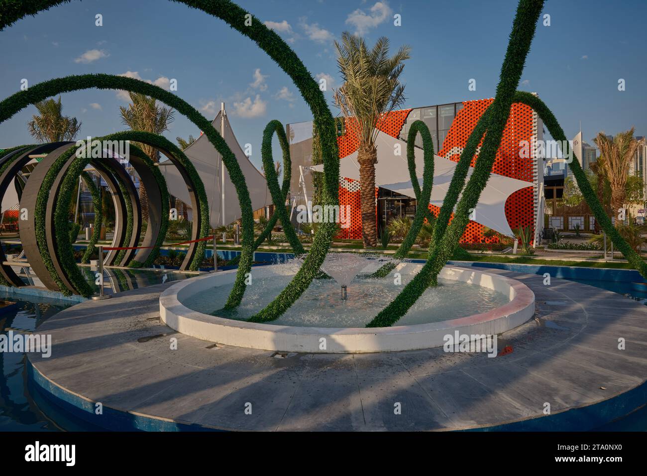 Qatar Expo 2023 al parco al Bidda-Rumaila, Doha, Qatar, si terrà dal 2 ottobre 2023 al 28 marzo 2024 Foto Stock