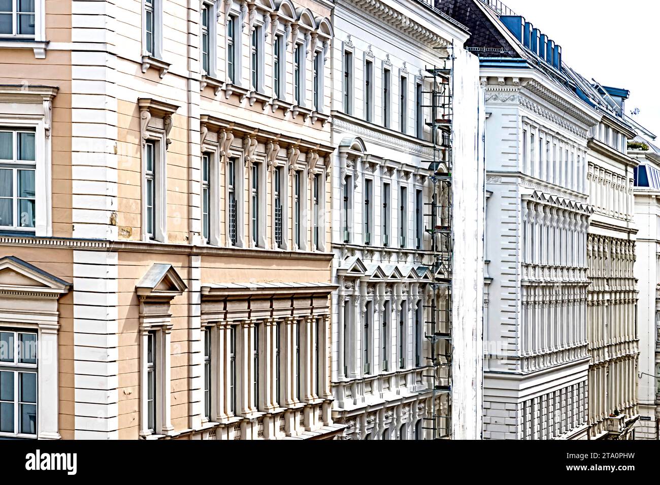 Vienna, Ringstraße, Palais e scultura classica Foto Stock