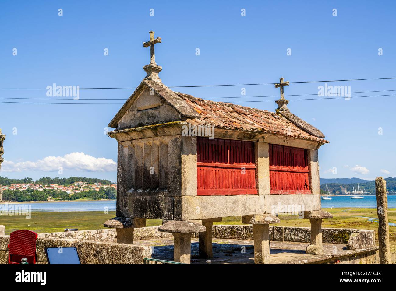 Combarro , Spagna - vecchio granaio Foto Stock