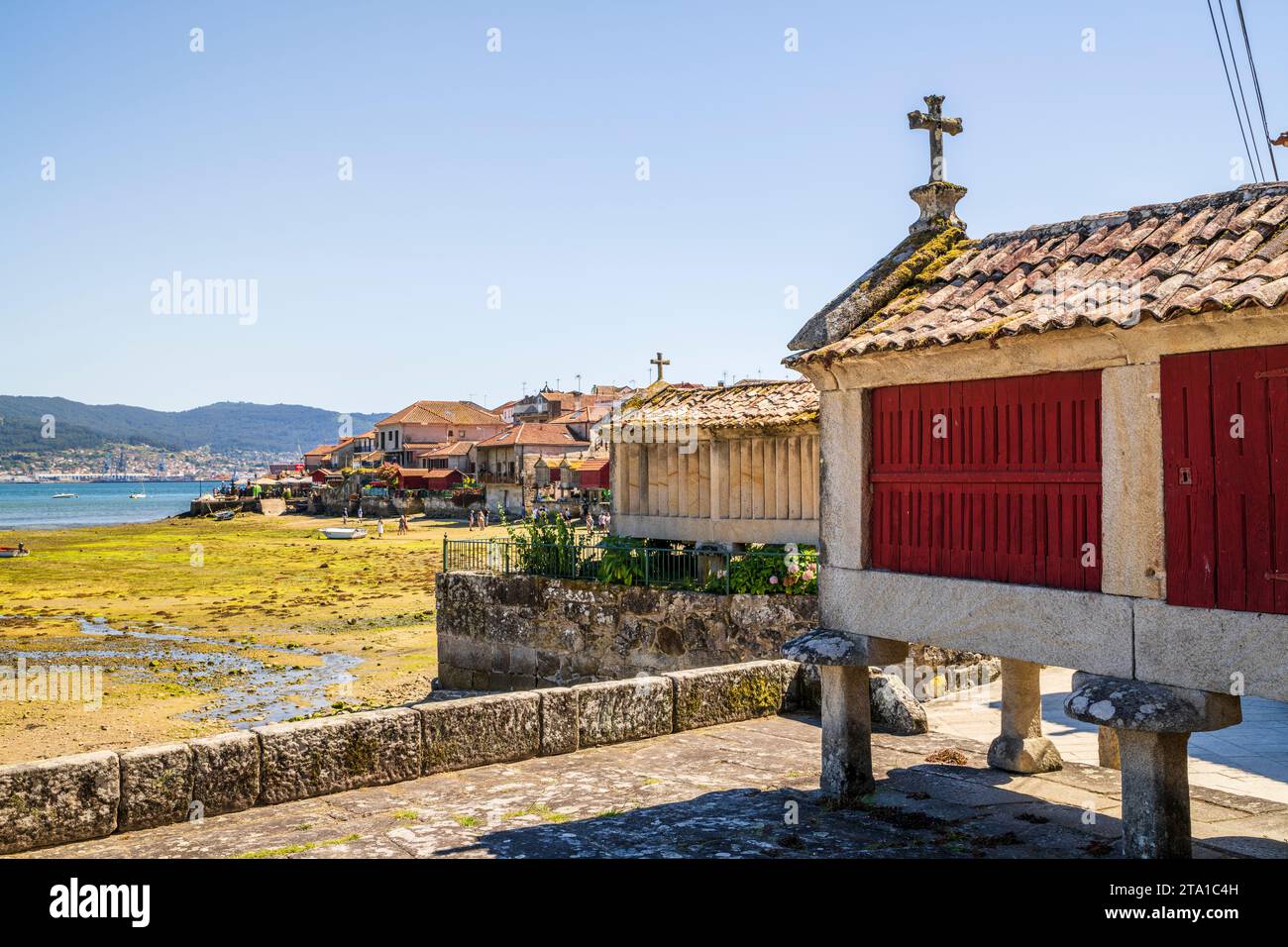 Combarro , Spagna - vecchio granaio Foto Stock