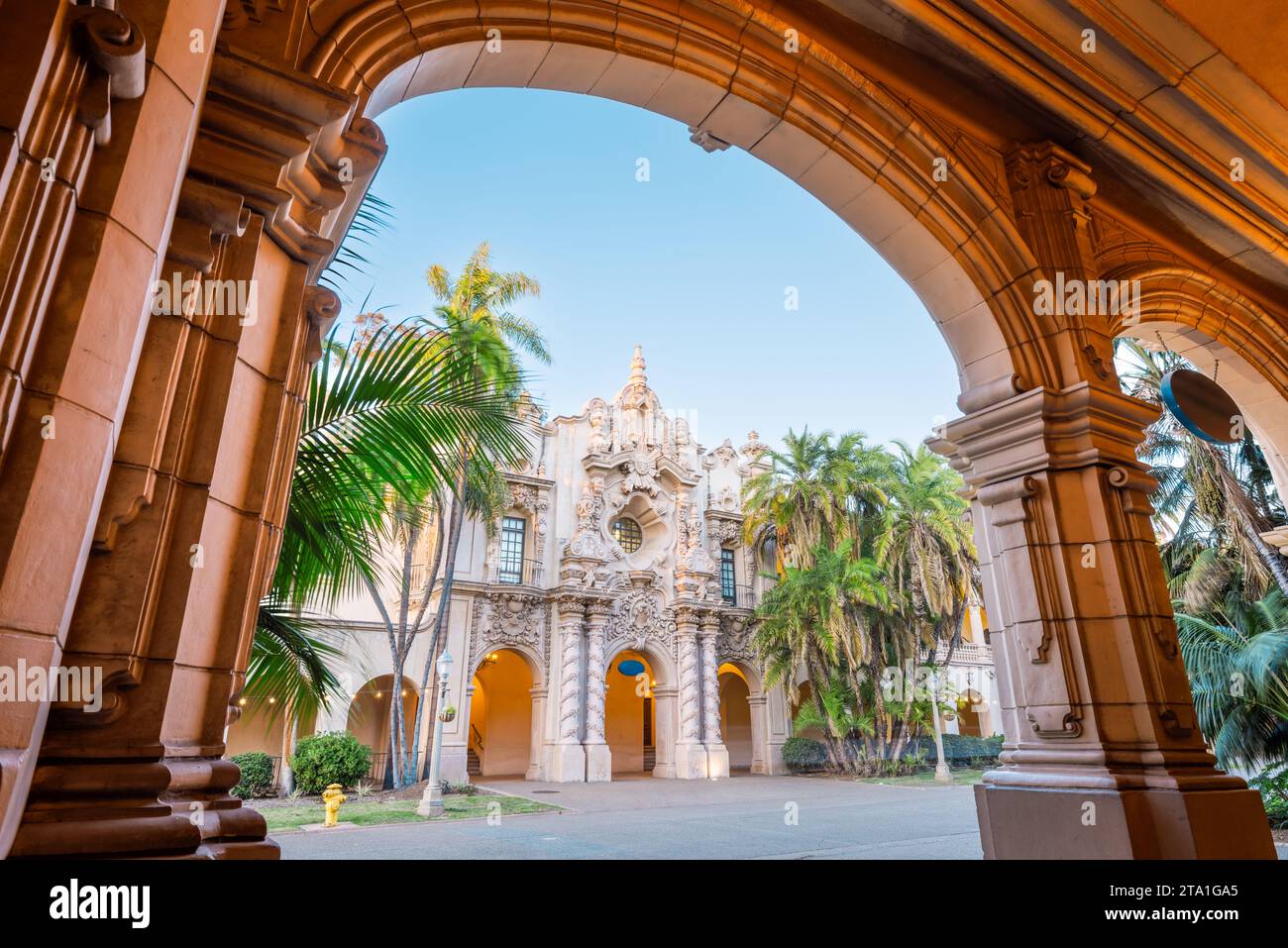 Architettura storica a San Diego, California, Stati Uniti d'America. Foto Stock