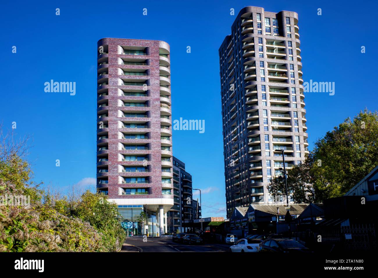 Oaklands Rise Development, Park Royal Regeneration zone, Borough of Ealing, Londra, Inghilterra, Regno Unito Foto Stock