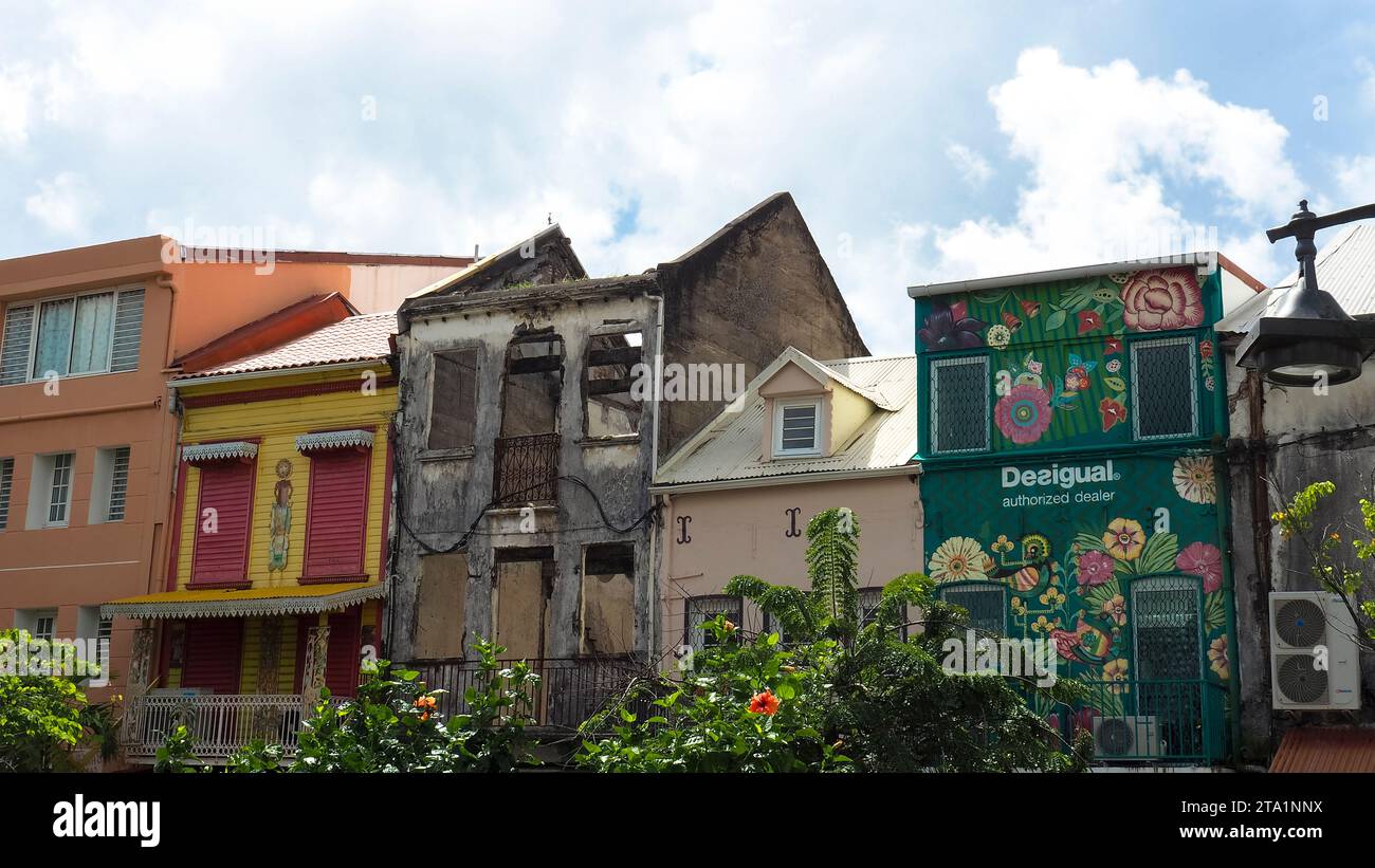 Fort de France, centre ville, chef-lieu de la Martinique , Antilles Foto Stock