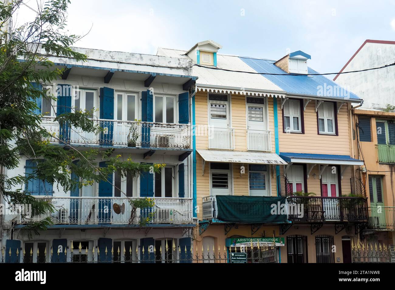 Fort de France, centre ville, chef-lieu de la Martinique , Antilles Foto Stock
