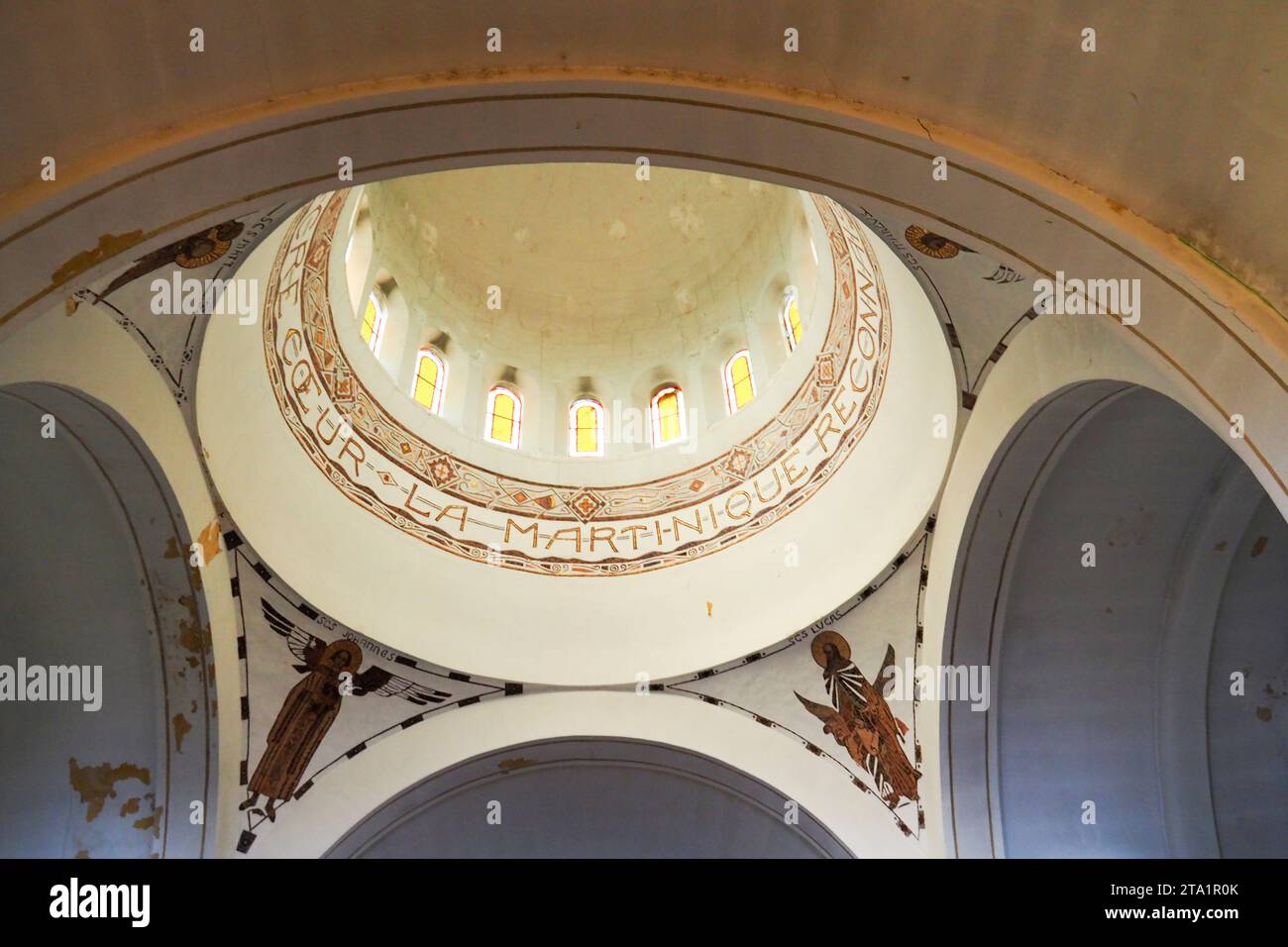 Eglise du sacré cœur de Balata, Route de Balata, Fort de France, Martinica, Antille Foto Stock