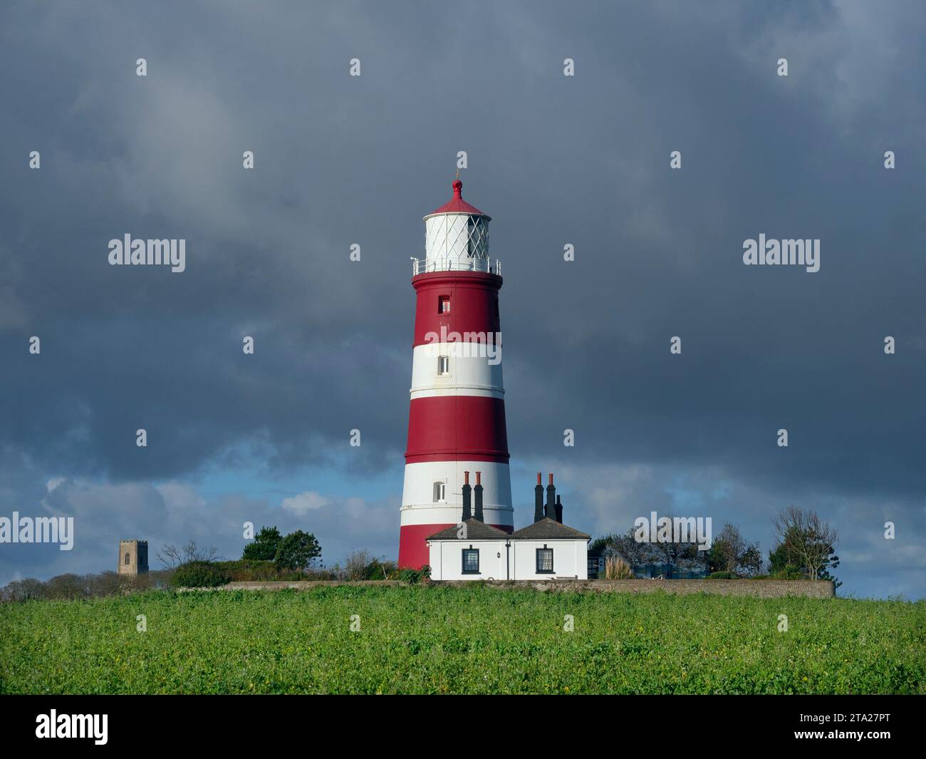 Happisburgh Light House Norfolk Regno Unito Dicembre Foto Stock