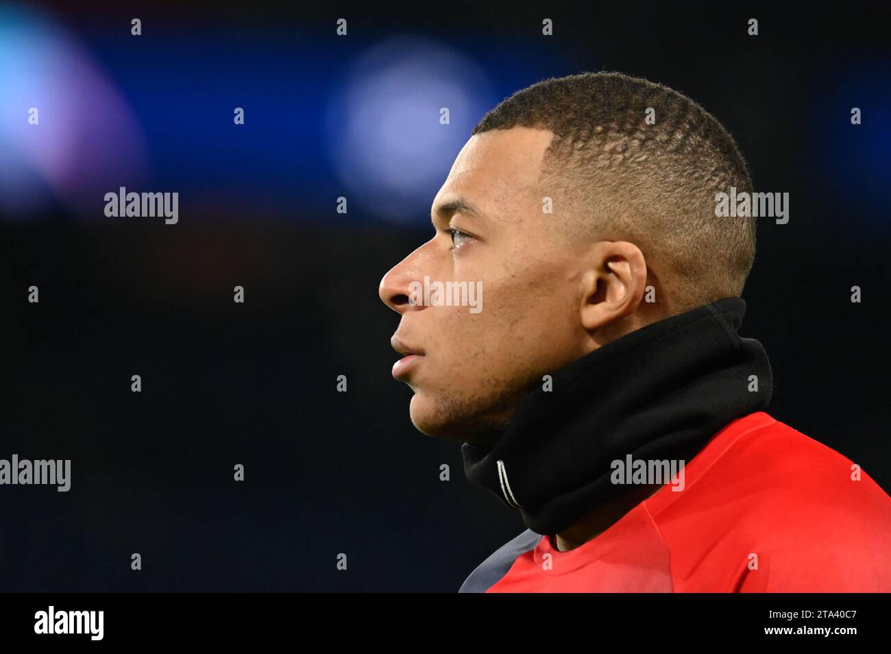 Parigi, Francia. 28 novembre 2023. © Julien Mattia/le Pictorium/MAXPPP - Parigi 28/11/2023 Kylian Mbappe a l'entrainement avant le match retour du groupe F de la Ligue des Champions, entre le PSG et Newcastle United, au Parc de Princes, le 28 novembre 2023. Credito: MAXPPP/Alamy Live News Foto Stock