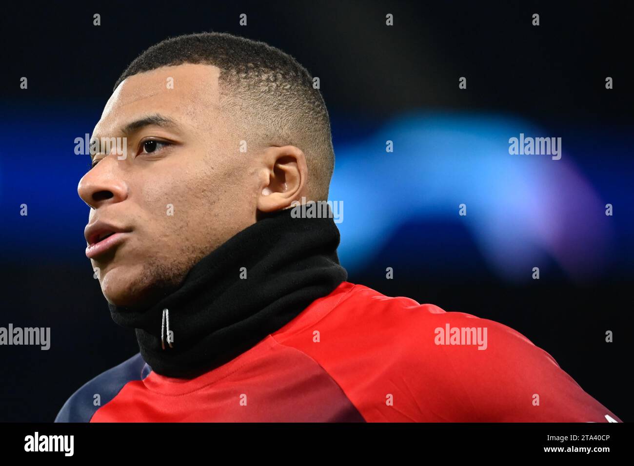 Parigi, Francia. 28 novembre 2023. © Julien Mattia/le Pictorium/MAXPPP - Parigi 28/11/2023 Kylian Mbappe a l'entrainement avant le match retour du groupe F de la Ligue des Champions, entre le PSG et Newcastle United, au Parc de Princes, le 28 novembre 2023. Credito: MAXPPP/Alamy Live News Foto Stock