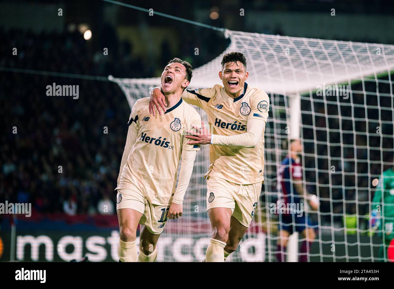 Barcellona, Spagna, 28, novembre 2023. Spain-Football-Champions League FC Barcelona contro Porto FC. Credito: Joan G/Alamy Live News Foto Stock