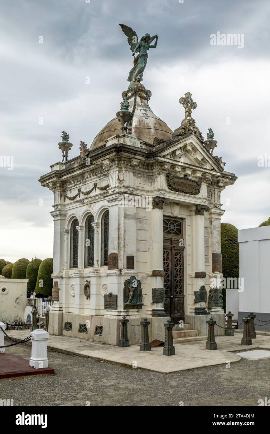 Il Sara Braun Cemetery di Punta Arenas, Cile. Foto Stock