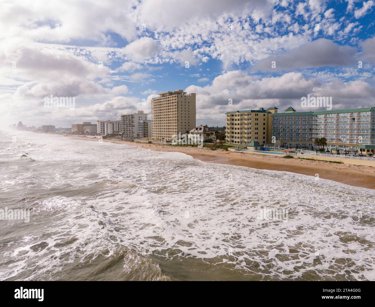Foto aerea drone Ormond Beach Florida USA Foto Stock