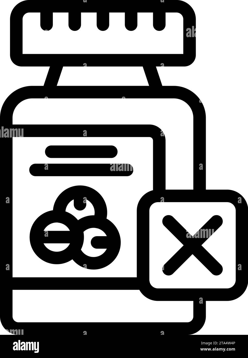 Pillole di salute bottiglia icona contorno vettore. Aspirina d'acqua. Gas gassoso freddo Illustrazione Vettoriale