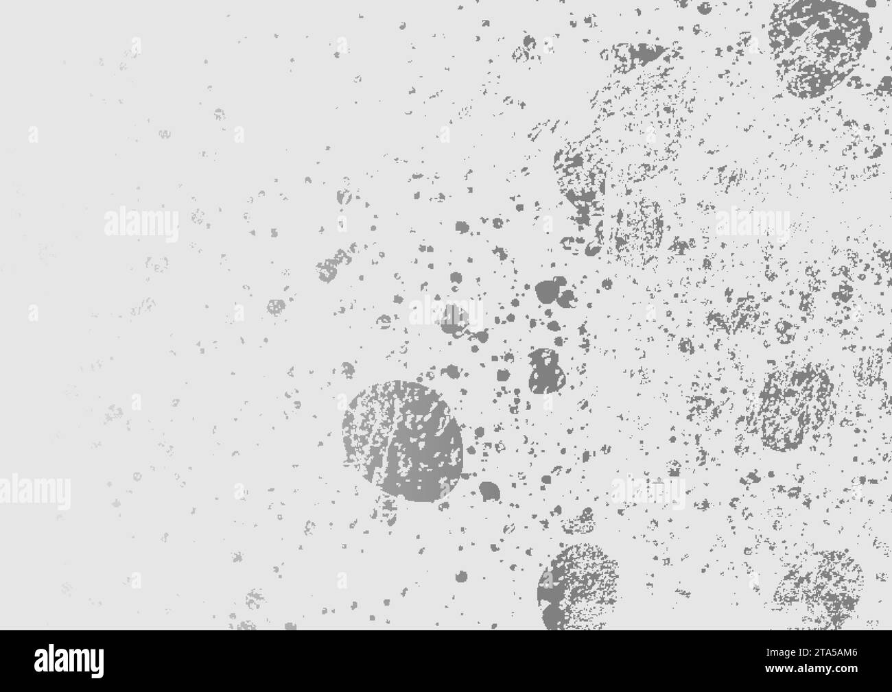 Macchie di inchiostro grunge grigie sfondo astratto. Progettazione vettoriale Illustrazione Vettoriale