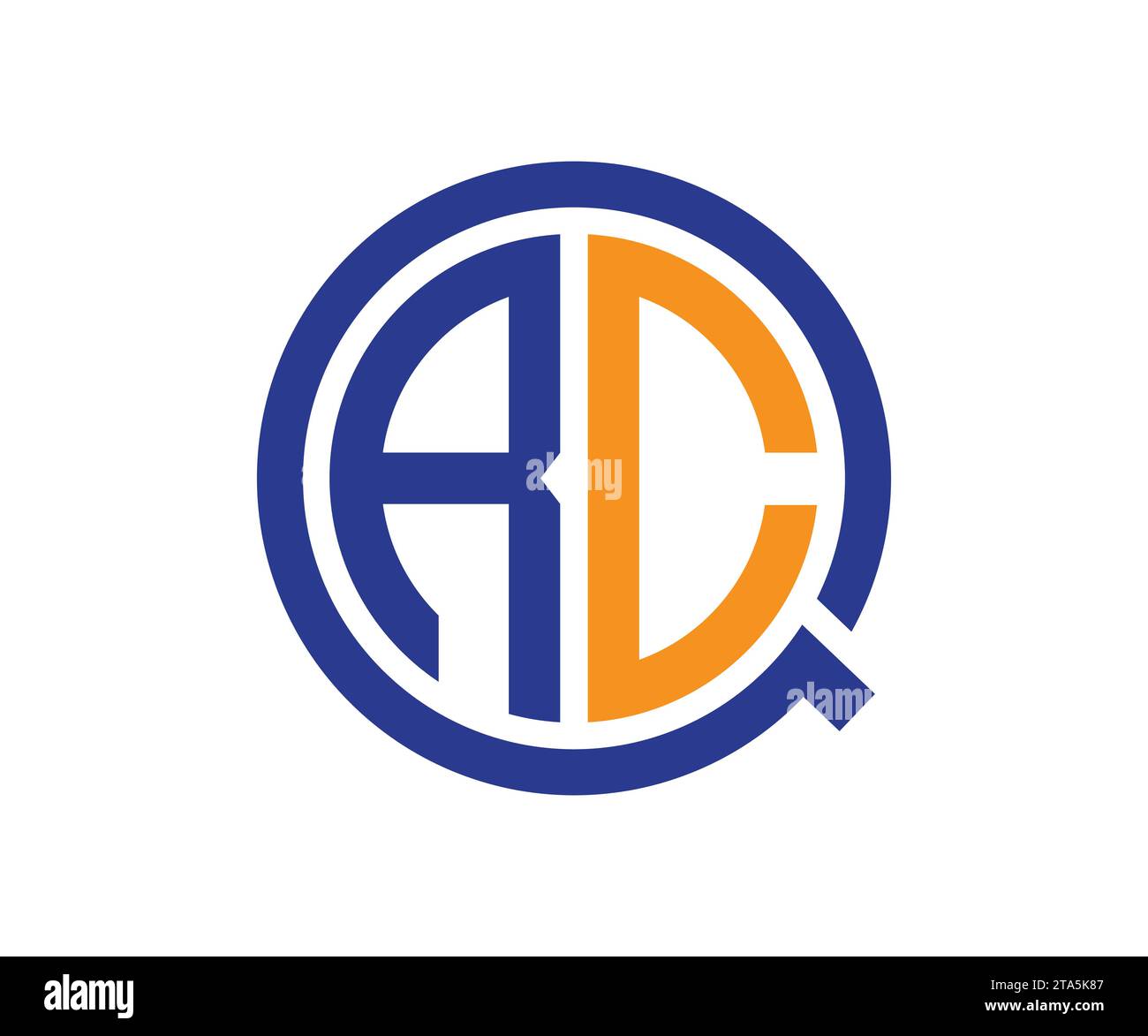 Modello vettoriale di design del logo QRC Illustrazione Vettoriale