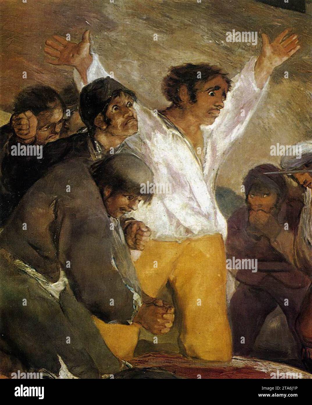 Il terzo maggio, 1808 (dettaglio) 1814 di Francisco De Goya Y Lucientes Foto Stock