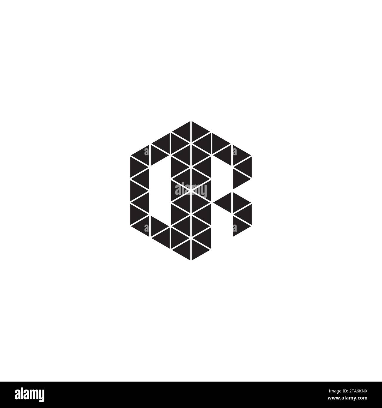 O lettere iniziali del logo in un design professionale di alta qualità che si adatta bene a qualsiasi supporto di stampa Illustrazione Vettoriale