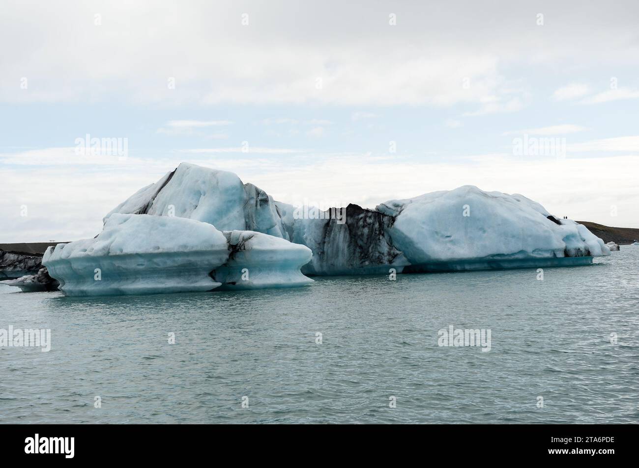 Jökulsárlón, Parco Nazionale di Vatnajökull, Islanda Foto Stock