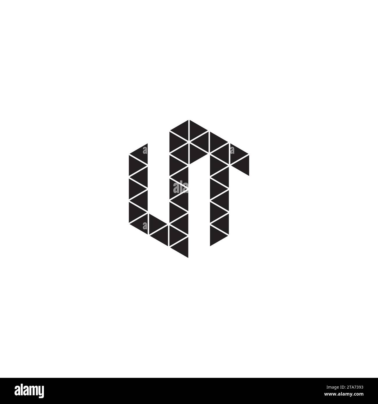 Lettere iniziali del logo VT in un design professionale di alta qualità che consente di stampare bene su qualsiasi supporto di stampa Illustrazione Vettoriale