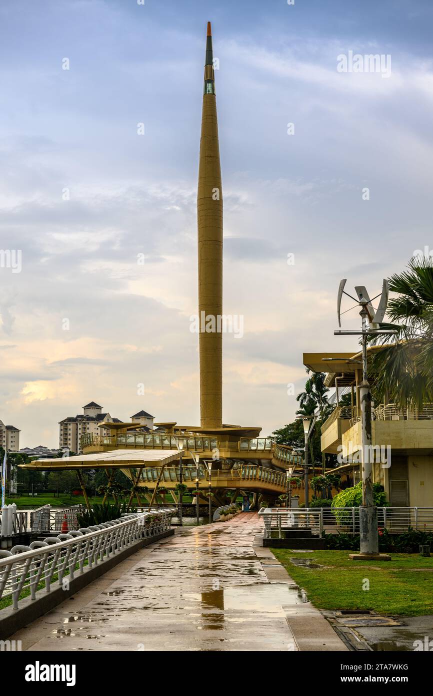 Monumen Alaf Baru (Monumento del Millennio), Putrajaya, Malesia Foto Stock