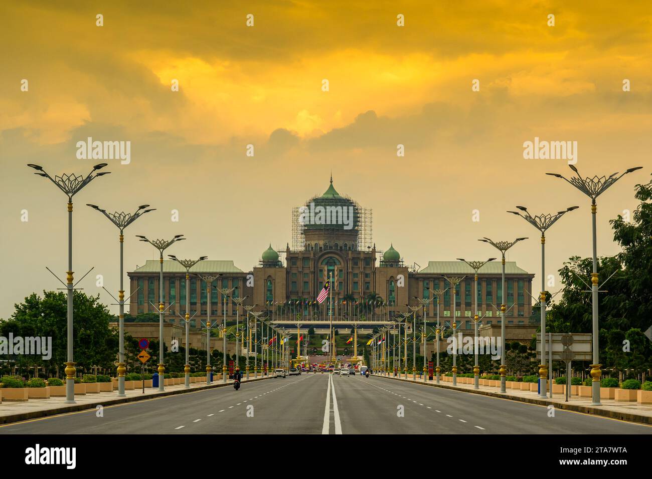 L'Ufficio dei primi Ministri malesi a Sundow, Putrajaya, Malesia Foto Stock