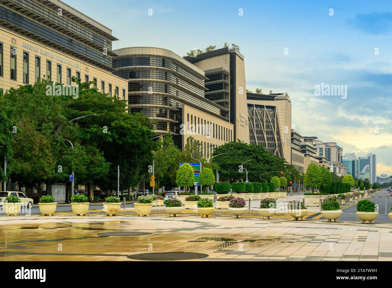 Persiaran Perdana, Putrajaya, Malaysia Foto Stock