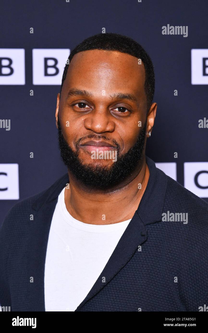 Londra, Regno Unito. 29 novembre 2023. Il membro del cast di Dodger Javone Prince fotografato in una foto della BBC Children's Showcase, al Soho Hotel di Londra. Il credito fotografico dovrebbe essere: Matt Crossick/Empics/Alamy Live News Foto Stock