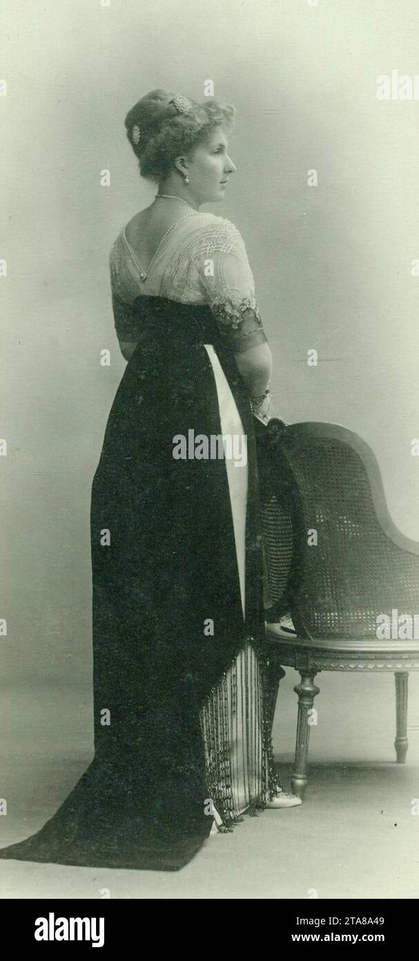 Vittoria Eugenia di Battenberg, Regina di Spagna. Foto Stock
