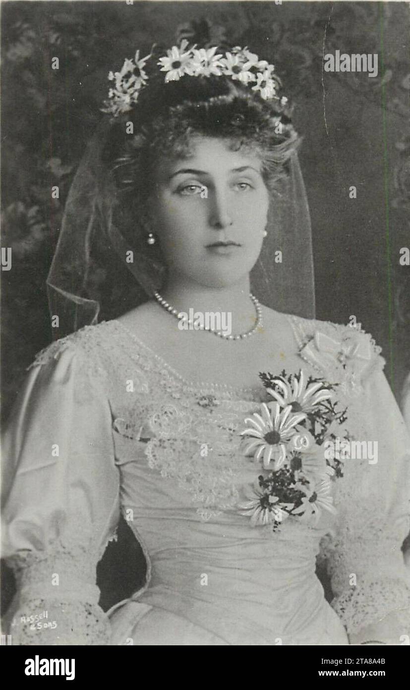 Victoria Eugenie, Principessa di Battenberg e Regina di Spagna. Foto Stock