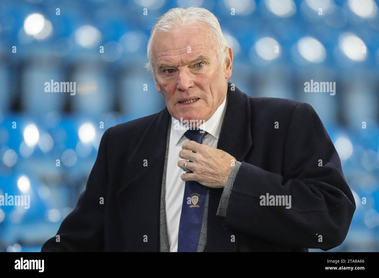 Eddie Gray, leggenda del Leeds, presente alla partita del campionato Sky Bet di stasera Leeds United vs Swansea City a Elland Road, Leeds, Regno Unito, 29 novembre 2023 (foto di James Heaton/News Images) Foto Stock