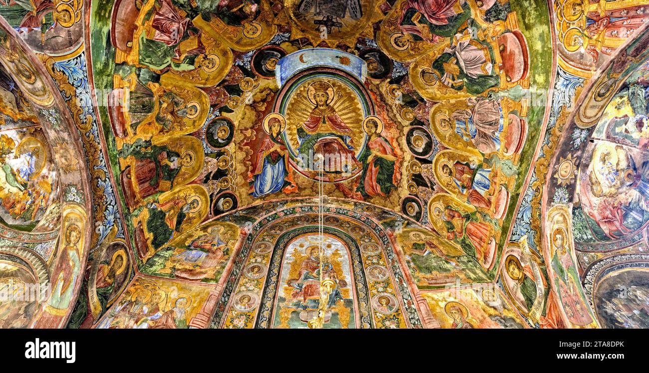 Interno del Monastero della Dormizione della Santissima madre di Dio, Oreshak, Bulgaria Foto Stock
