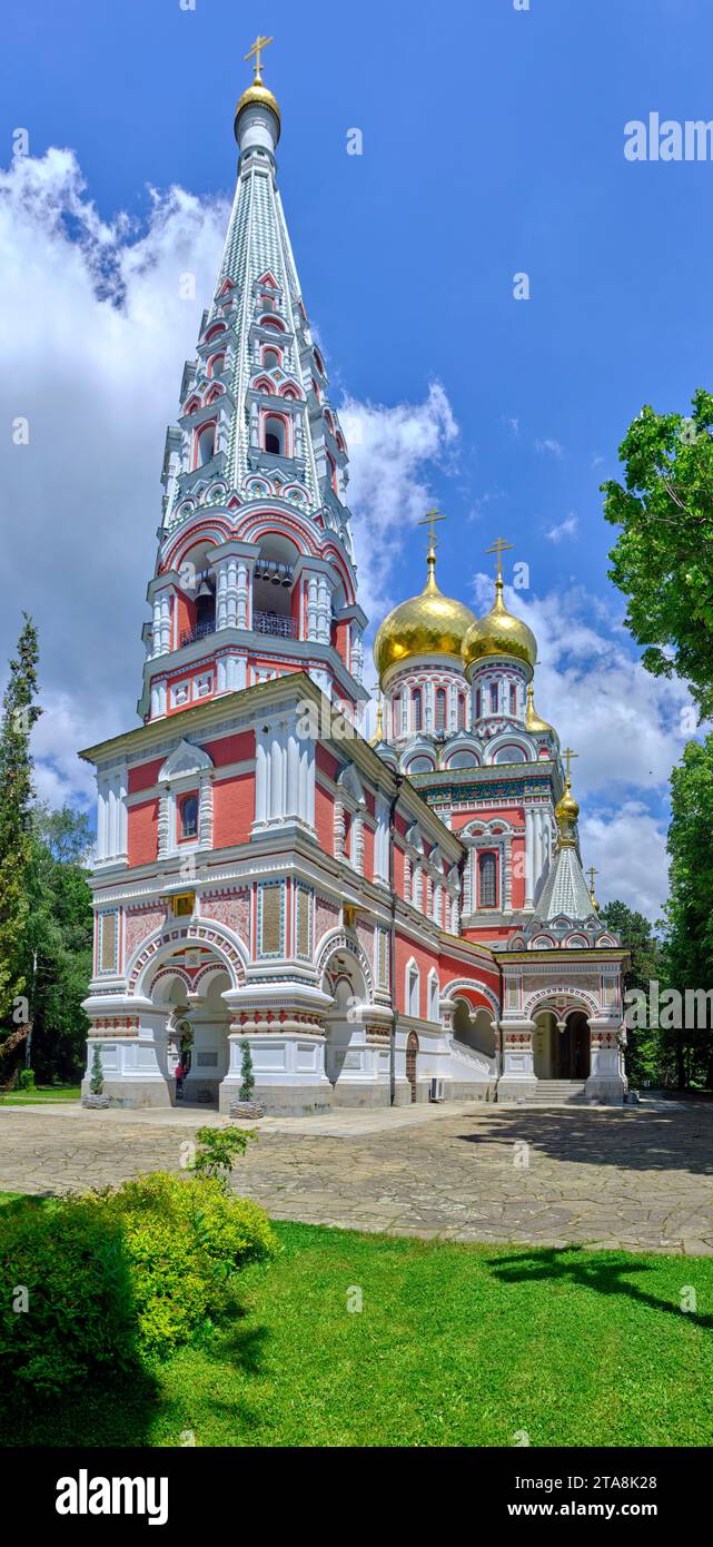 Shipka Memorial Church, Shipka, Bulgaria Foto Stock