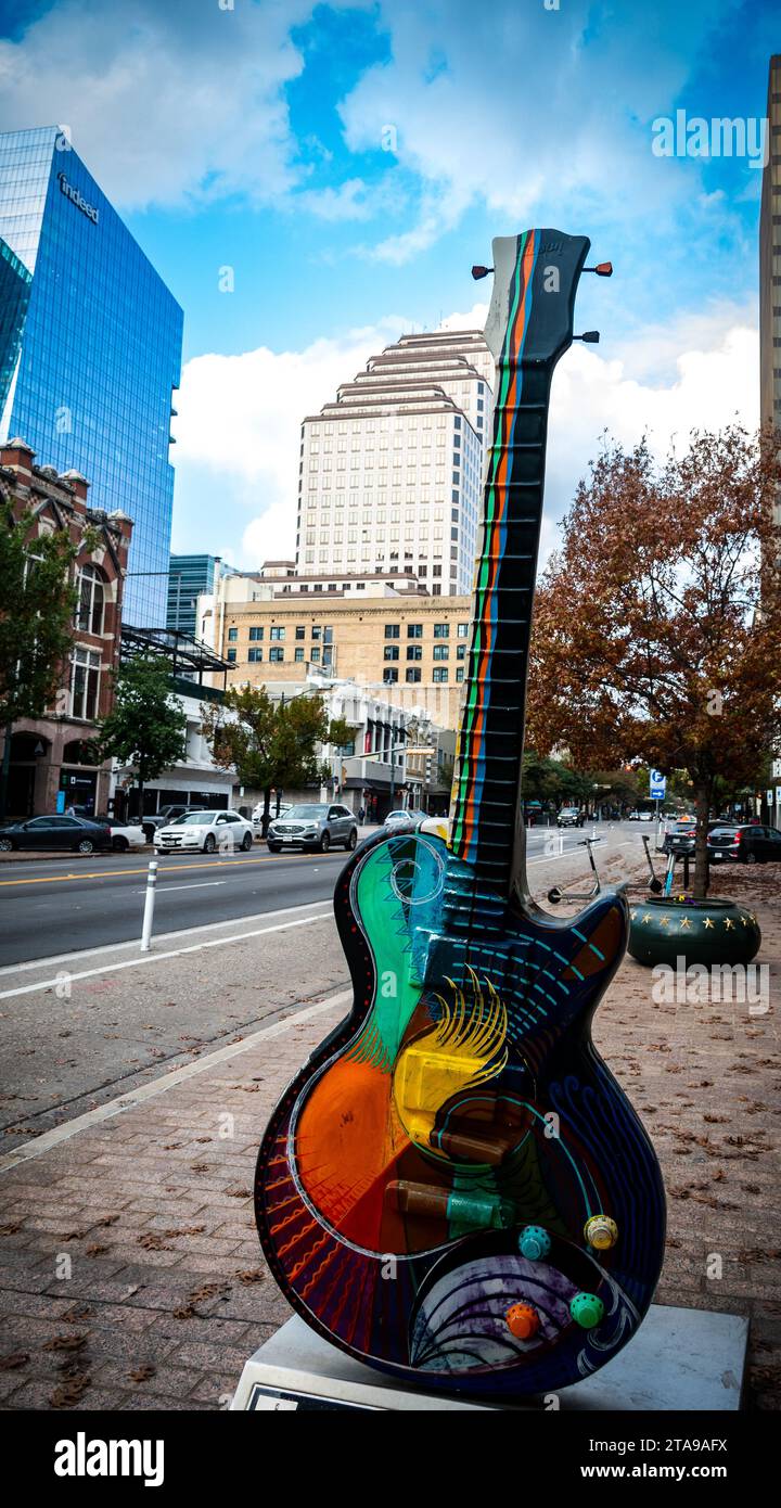 Grafica per chitarra Foto Stock