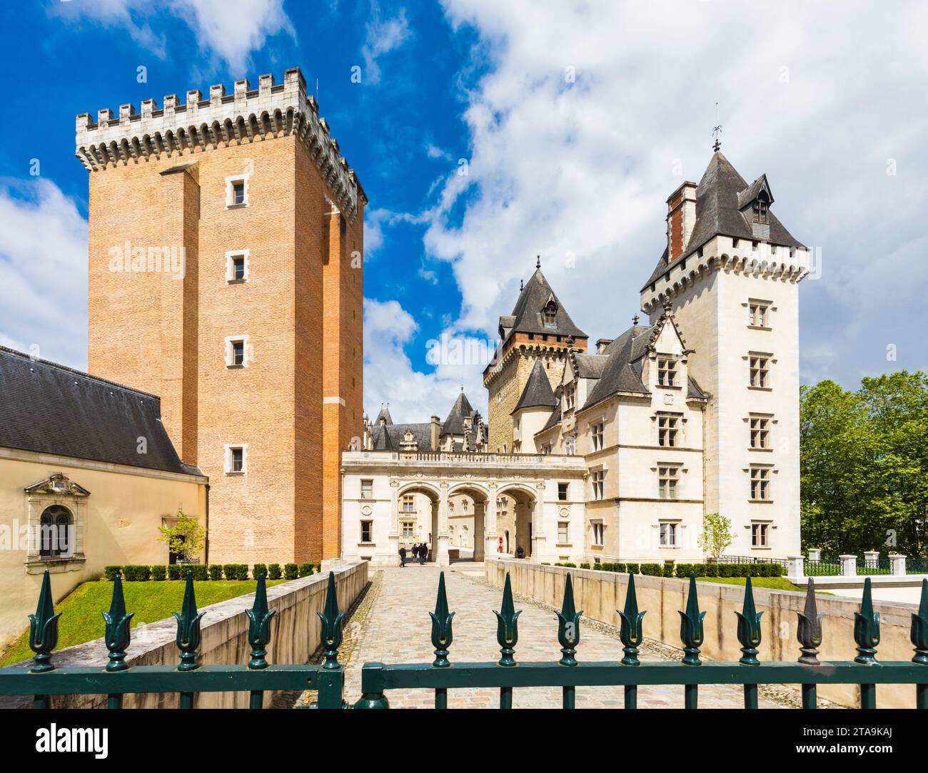 Chateau de Pau, Pau, Nouvelle-Aquitaine, Francia. Foto Stock