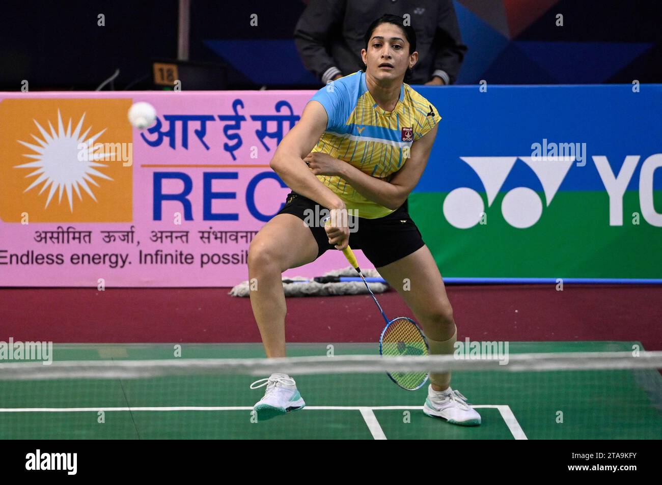 Lucknow, India. 29 novembre 2023. LUCKNOW, INDIA - NOVEMBRE 29: La navetta femminile indiana Ashwini Pponnappa e Tanisha Crasto in azione durante il Syed modi International Badminton Championship 2023 alla BBD Badminton academy il 29 novembre 2023 a Lucknow, India. (Foto di Deepak Gupta/Hindustan Times/Sipa USA) credito: SIPA USA/Alamy Live News Foto Stock