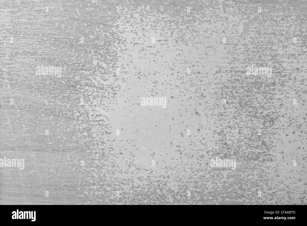 Pavimento del tavolo in legno logoro sfilacciato, sfondo bianco delle vecchie tavole. Foto Stock