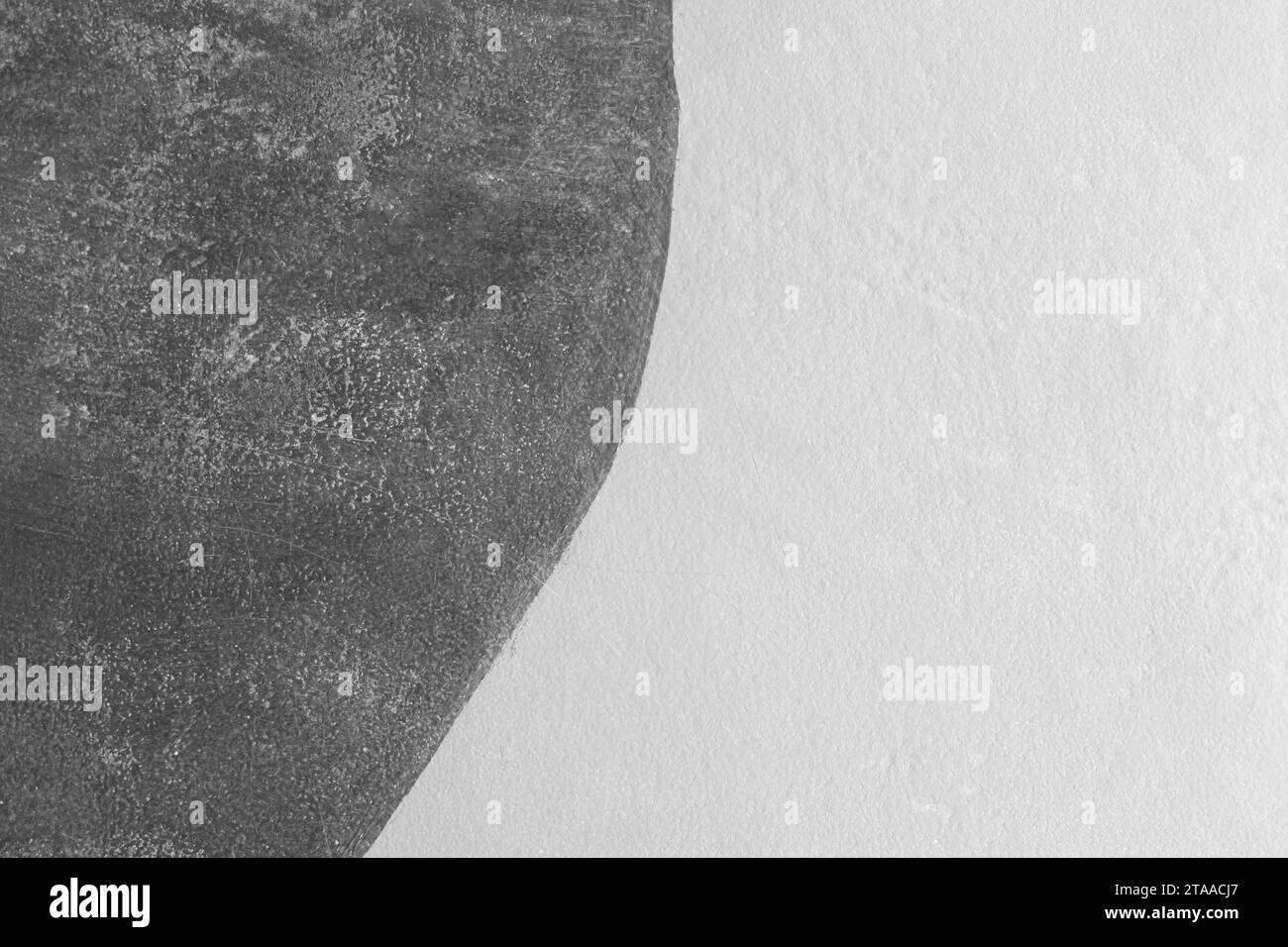 Grigio Grigio scuro bianco Abstract View 2 due colori Wall Design sfondo sporco. Foto Stock