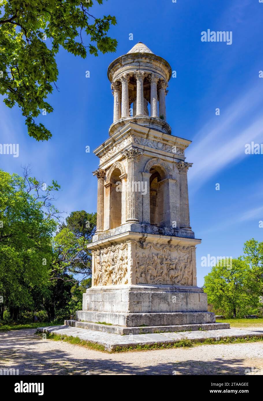 Monumenti a Saint-Remy-de-Provence, Provenza, Francia Foto Stock