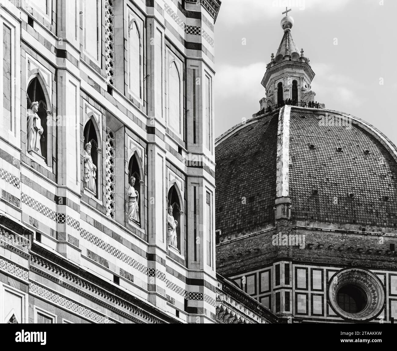 Cupola del Duomo, Firenze, Toscana, Italia Foto Stock