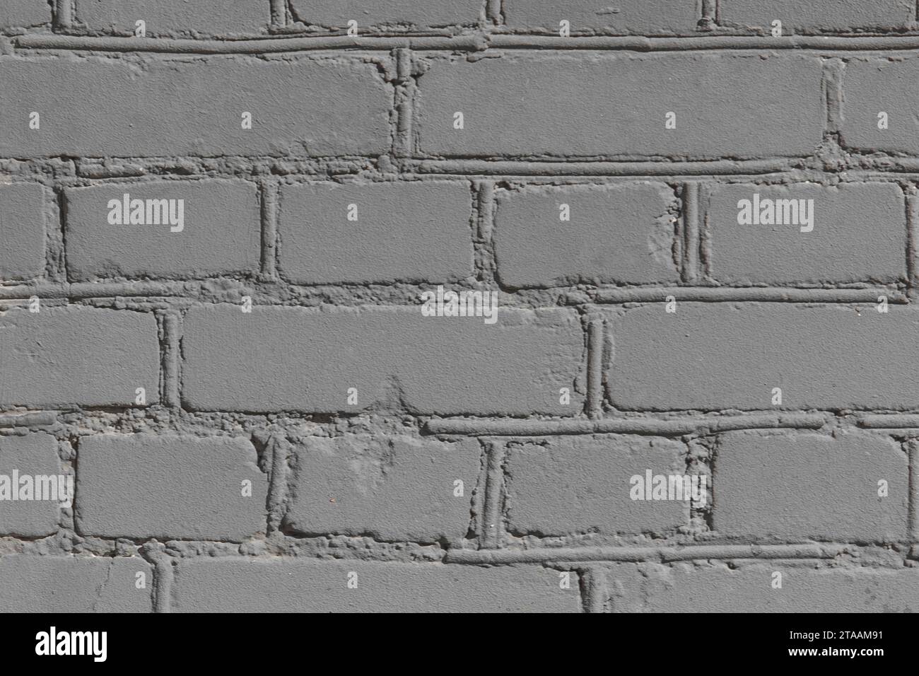Colore grigio Grigio Pittura Grigio struttura di sfondo struttura muratura mattoni. Foto Stock