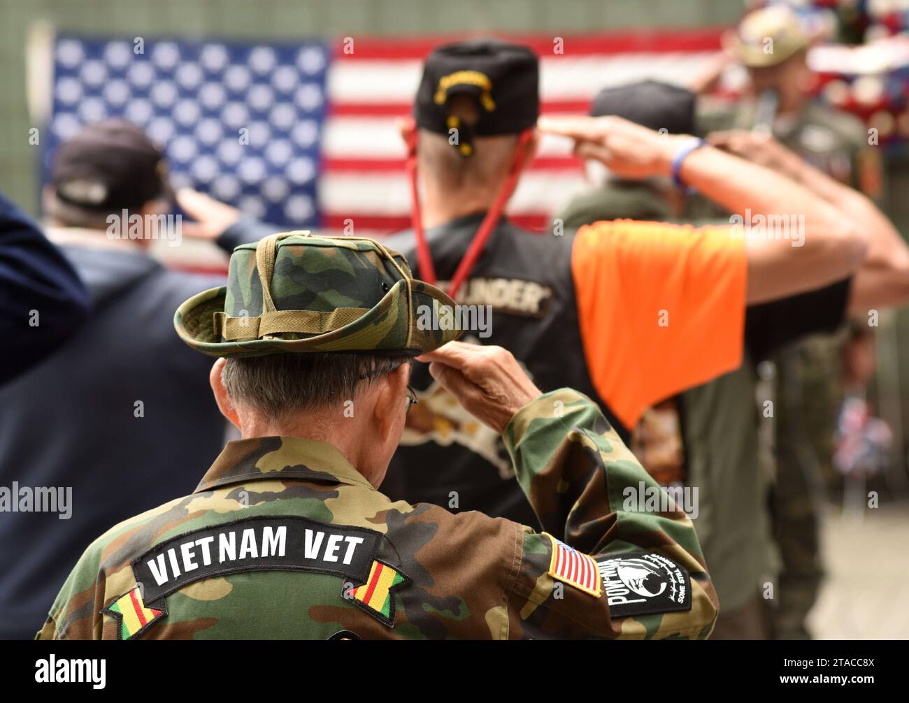 New York, USA - 28 maggio 2018: Vietnam Veterans Plaza, noto anche come Hithe New York Vietnam Veterans Memorial a New York. Foto Stock