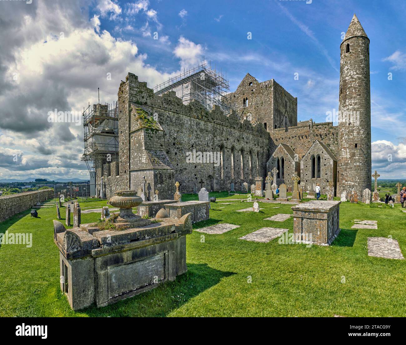 Rocca di Cashel, nella contea di Tipperary, Irlanda Foto Stock