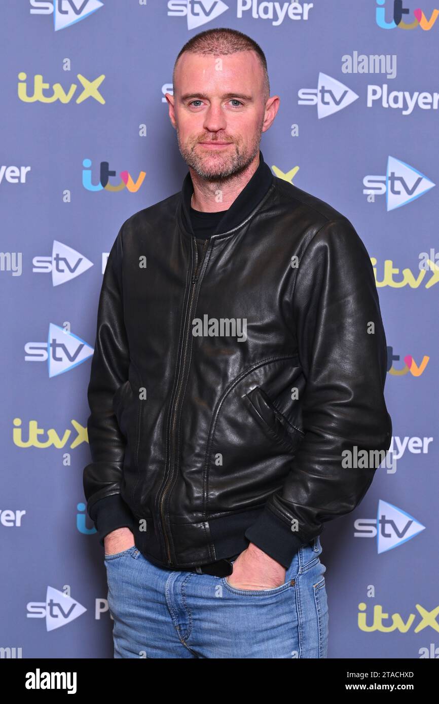 Londra, Regno Unito. 30 novembre 2023. Jonas Armstrong fotografato al lancio del nuovo dramma ITV E ITVX After the Flood, al Soho Hotel di Londra. Il credito fotografico dovrebbe essere: Matt Crossick/Empics/Alamy Live News Foto Stock