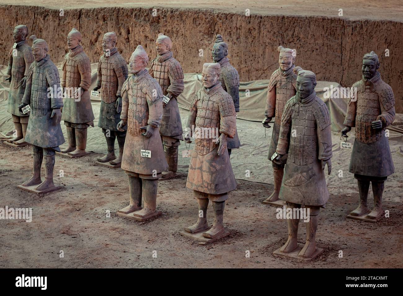 L'esercito di terracotta di Xian in Cina Foto Stock