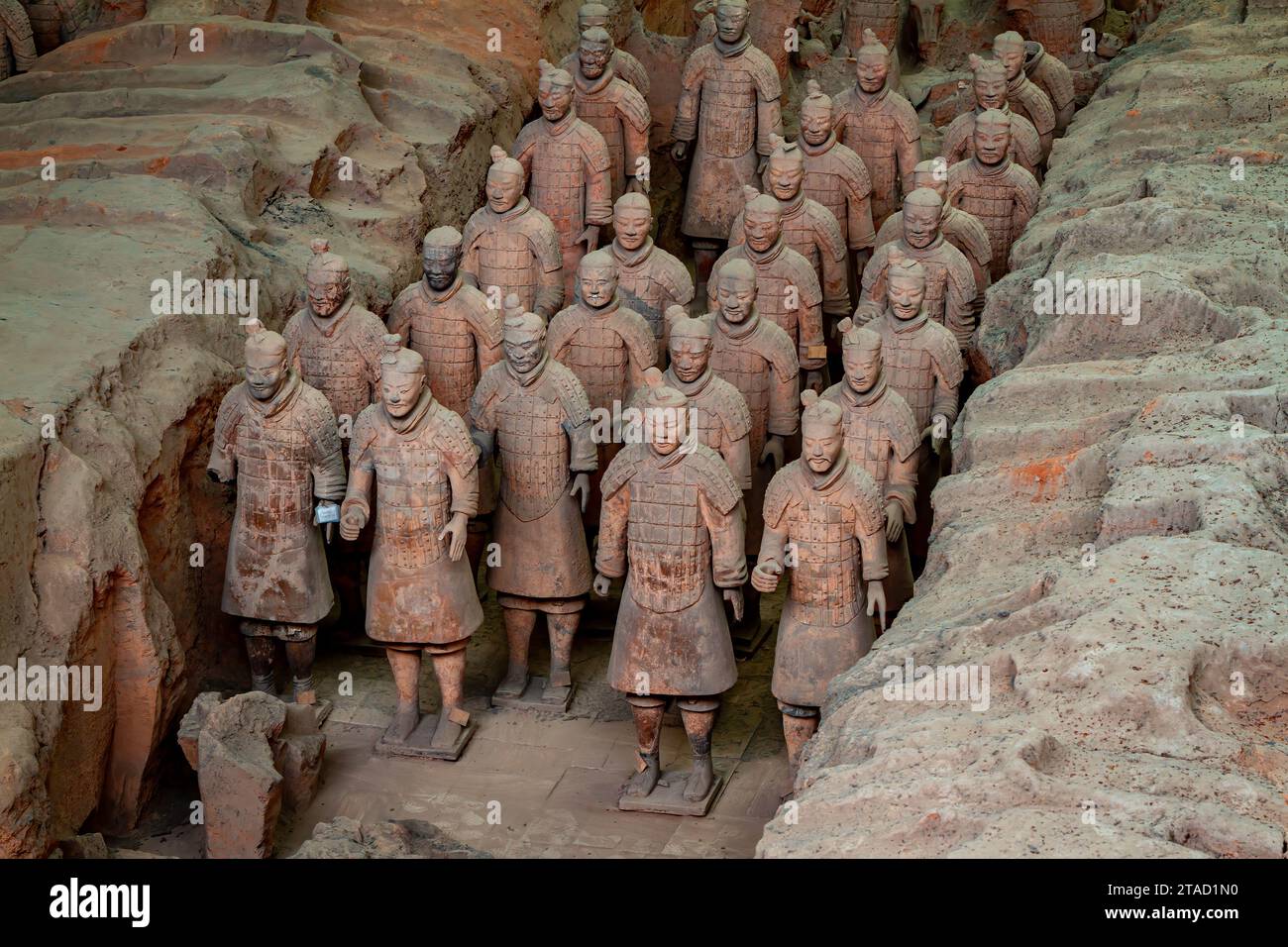 L'esercito di terracotta di Xian in Cina Foto Stock