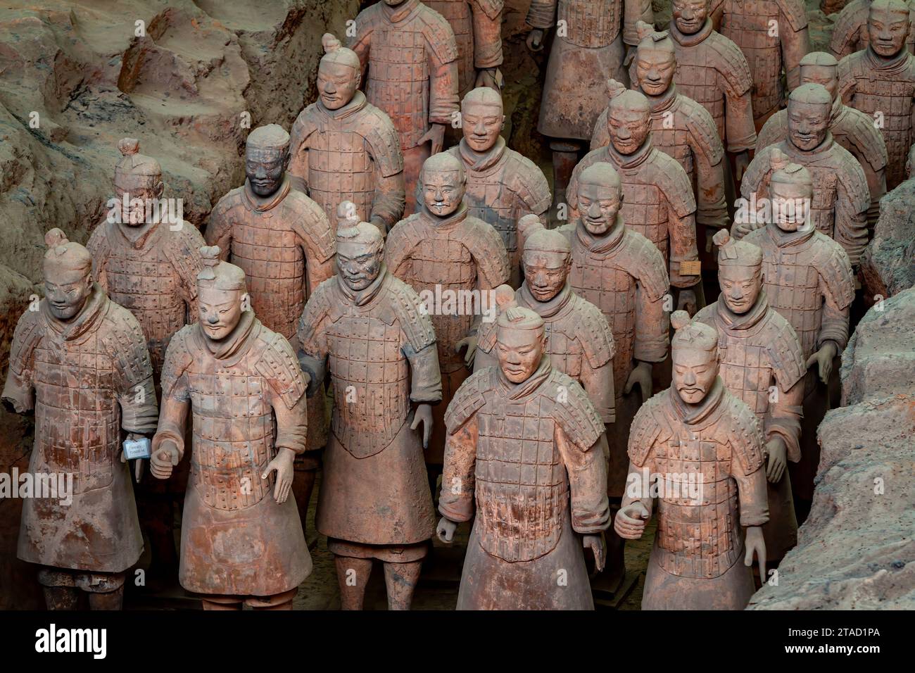 L'esercito di terracotta di Xian in Cina Foto Stock